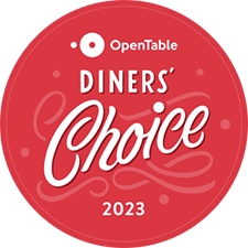 Open Table's Diners Choice Award 2023
