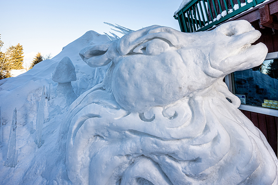 Snow Sculpure